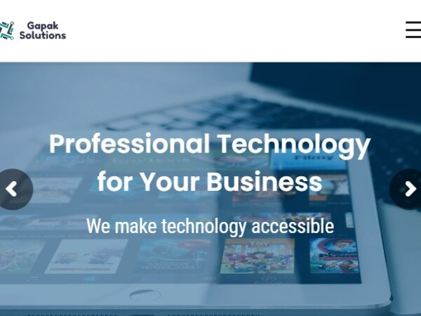Ogenna Odebeatu Designed Gapak Solutions website Featured Image