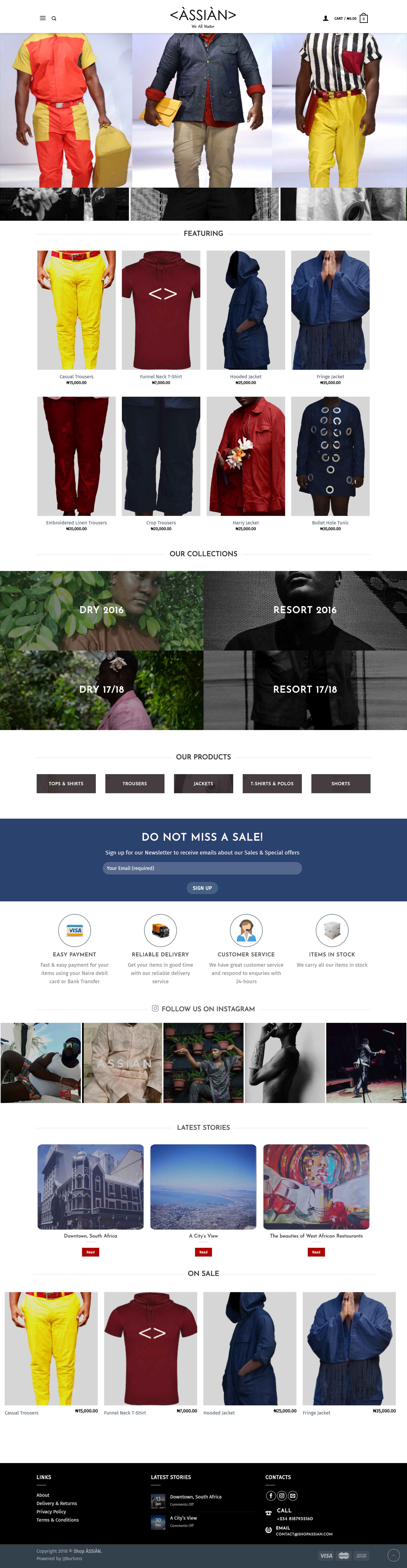 Ogenna Odebeatu Designed Shopassian website