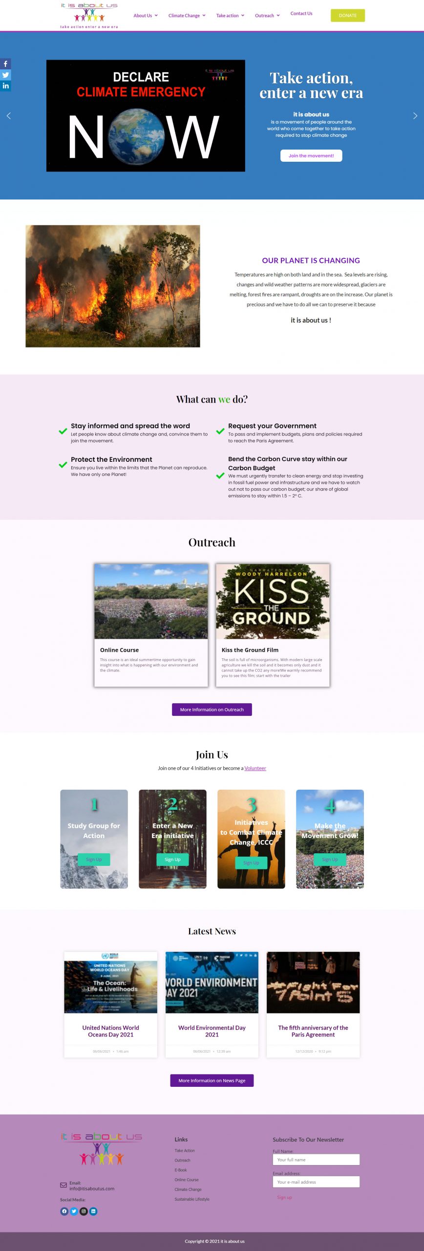 Ogenna Odebeatu Designed it is about us website